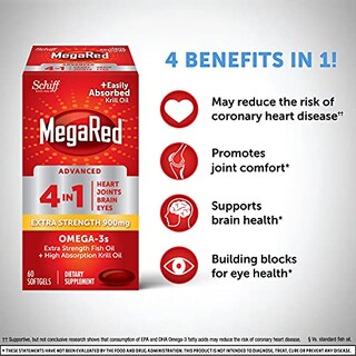 Foto 2 | Foto 2 | Suplemento De Aceite De Pescado Megared + Aceite De Krill 900 Mg De Omega 3 60 Sof - Venta Internacional.