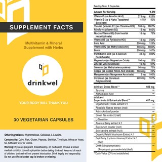 Foto 4 | Foto 4 | Suplemento Drinkwel Better Mornings Multivitamin - Venta Internacional.