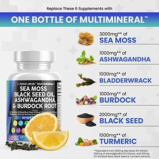 Foto 2 | Foto 2 | Suplemento Clean Nutraceuticals Multimineral 3000 Mg De Musgo Marino - Venta Internacional.