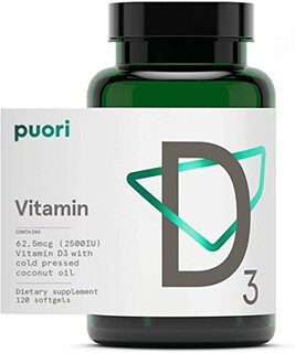 Foto 1 | Foto 1 | Suplemento Puori De Vitamina D3 2500 Ui 120 Cápsulas Blandas - Venta Internacional.