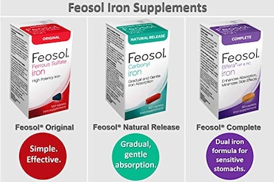 Foto 6 | Foto 6 | Suplemento De Hierro Feosol Original 325 Mg De Sulfato Ferroso - Venta Internacional.