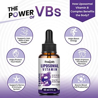 Foto 5 | Foto 5 | Suplemento Complejo Liposomal de Vitamina B Franguly 60 ml - Venta Internacional