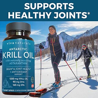 Foto 4 | Foto 4 | Suplemento De Aceite De Krill Viva Naturals 1250 Mg Con Astaxantina 60  - Venta Internacional.