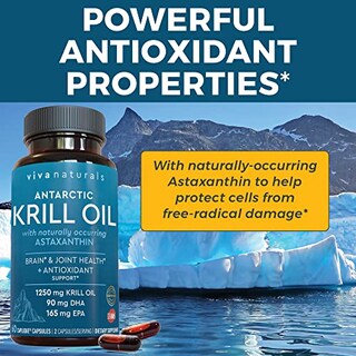 Foto 5 | Foto 5 | Suplemento De Aceite De Krill Viva Naturals 1250 Mg Con Astaxantina 60  - Venta Internacional.