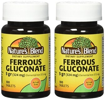 Foto 2 | Foto 2 | Suplemento Nacional De Gluconato Ferroso De Vitamina D 324 Mg 100 Comprimidos - Venta Internacional.