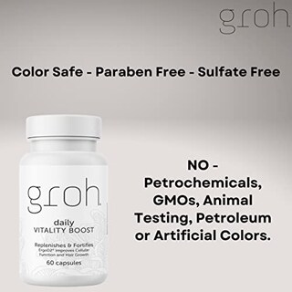 Foto 4 | Foto 4 | Suplemento Groh Daily Vitality Para Estimular El Crecimiento Del Cabello, 60 Tabletas - Venta Internacional.
