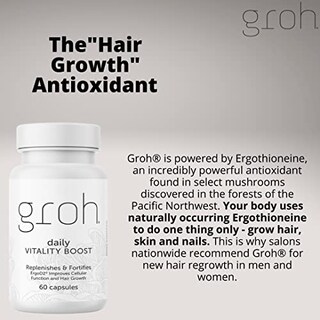 Foto 5 | Foto 5 | Suplemento Groh Daily Vitality Para Estimular El Crecimiento Del Cabello, 60 Tabletas - Venta Internacional.