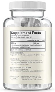 Foto 3 | Foto 3 | Suplemento Clearformulas Sam-e 500 Mg 90 Cápsulas - Venta Internacional.