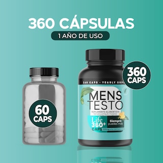 Foto 7 | Foto 7 | 360 Capsulas de Mens Testo Fenogreco, Maca Negra, Maca Roja y Maca Amarilla