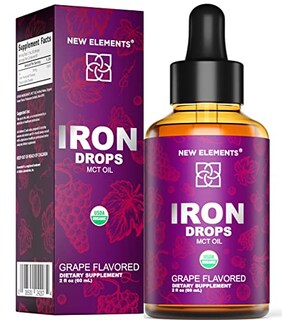Foto 1 | Foto 1 | Suplemento De Hierro New Elements Organic Liquid 60 Ml - Venta Internacional.