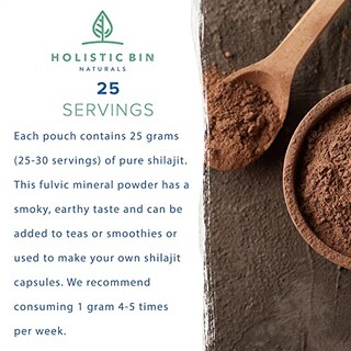 Foto 6 | Foto 6 | Shilajit Powder Holistic Bin Himalayan Wildcrafted, 25 Porciones - Venta Internacional.