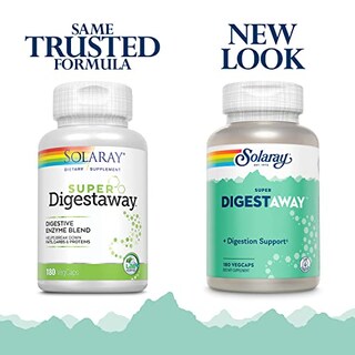 Foto 2 | Foto 2 | Suplemento Solaray Super Digestaway, Enzima Digestiva, 180 Verduras - Venta Internacional.