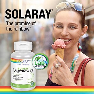 Foto 5 | Foto 5 | Suplemento Solaray Super Digestaway, Enzima Digestiva, 180 Verduras - Venta Internacional.