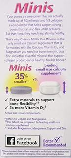 Foto 3 | Foto 3 | Suplemento Caltrate Minis + Minerals 150 Comprimidos (paquete De 2) - Venta Internacional.