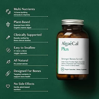 Foto 4 | Foto 4 | Suplemento De Calcio Algaecal Plus Con Vitamina D3 Y K2 Durante 3 Meses - Venta Internacional.