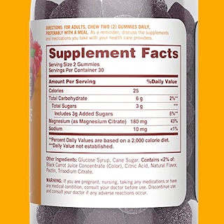 Foto 3 | Foto 3 | Suplemento De Gomitas De Citrato De Magnesio Sundown 180 Mg X 60 - Venta Internacional.