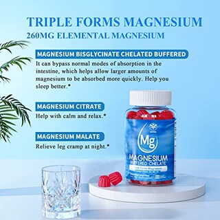 Foto 7 | Foto 7 | Gomitas Envycure Magnesio Sin Azúcar con D3 B6 B12 520 mg - Venta Internacional