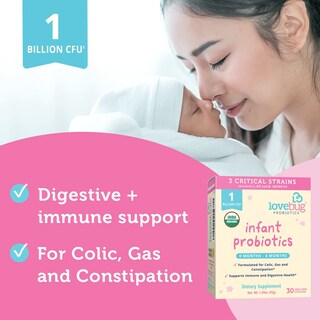Foto 5 | Foto 5 | Probiótico Lovebug Usda Organic para Bebés de 0 A 6 meses 1 B Cfu - Venta Internacional
