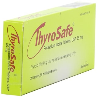 Foto 6 | Foto 6 | Tabletas De Yoduro De Potasio Thyrosafe 65 Mg, 20 Unidades - Venta Internacional
