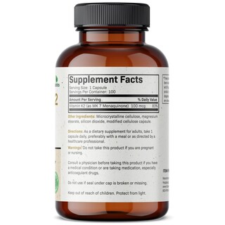 Foto 2 | Foto 2 | Suplemento Futurebiotics Vitamina K2 100 Cápsulas-Venta Internacional