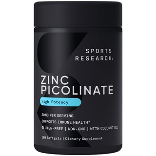 Foto 1 | Foto 1 | Suplemento de Zinc Sports Research Alta Potencia 30 mg 180 g - Venta Internacional