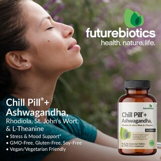 Foto 3 | Foto 3 | Suplemento Futurebiotics Chill Pill + 250 Comprimidos - Venta Internacional