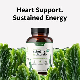 Foto 3 | Foto 3 | Suplemento Snap Supplements Cápsulas De Espirulina Y Clorella - Venta Internacional