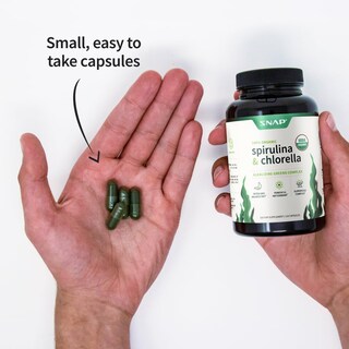 Foto 5 | Foto 5 | Suplemento Snap Supplements Cápsulas De Espirulina Y Clorella - Venta Internacional