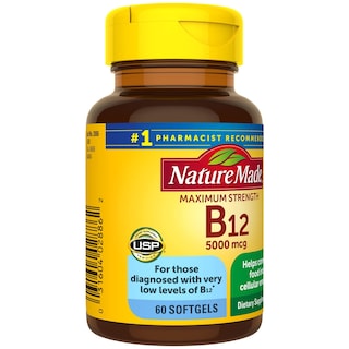 Foto 7 | Foto 7 | Vitamina B12 Nature Made Cápsulas Blandas De 5000 Mcg Suministro para 60 Días - Venta Internacional