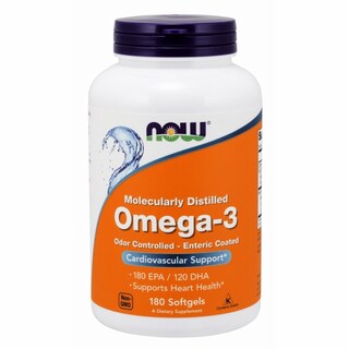 Foto 1 | Foto 1 | Suplemento De Aceite De Pescado Omega-3 180 Cápsulas Blandas Now Foods X6 - Venta Internacional.