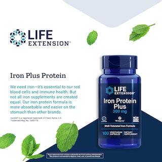 Foto 4 | Foto 4 | Suplemento de Hierro Life Extension Iron Protein Plus 100 Cápsulas - Venta Internacional
