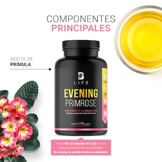 Foto 4 | Foto 4 | Suplemento Alimenticio B Life Evening Primrose 180 Cápsulas