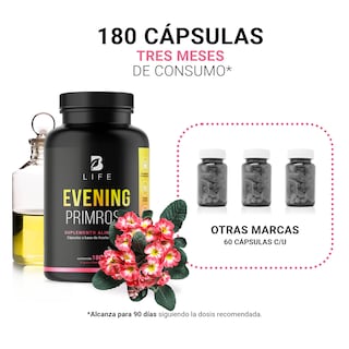 Foto 5 | Foto 5 | Suplemento Alimenticio B Life Evening Primrose 180 Cápsulas