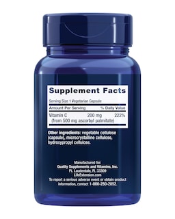 Foto 2 | Foto 2 | Vitamina C Life Extension, Palmitato De Ascorbilo, 500 Mg - Venta Internacional.