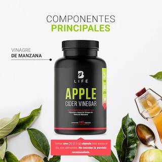 Foto 3 | Foto 3 | 180 Cápsulas B Life de 500 mg de Vinagre de Manzana