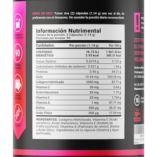 Foto 2 | Foto 2 | Colágeno Hidrolizado de 180 Cápsulas Ingredientes Naturales Collagen Blend B Life