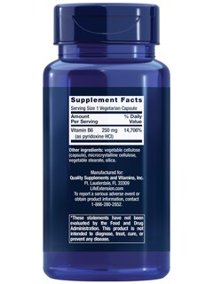 Foto 2 | Foto 2 | Suplemento De Vitamina B6 Life Extension 250 Mg - Venta Internacional.