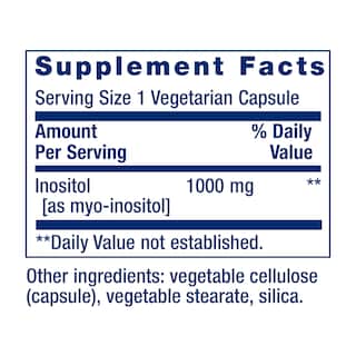 Foto 3 | Foto 3 | Cápsulas De Inositol Supplement Life Extension De 1000 Mg De Mioinositol - Venta Internacional.
