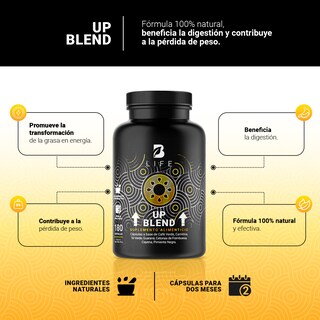 Foto 3 | Foto 3 | Up Blend de 180 Cápsulas Ingredientes Naturales Up Blend B Life