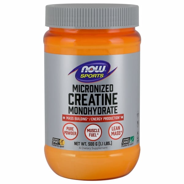 Monohidrato De Creatina Micronizado Supplement Now Foods, 0,5 Kg - Venta Internacional.
