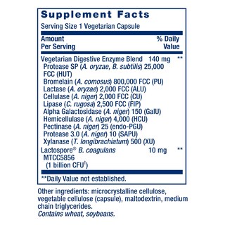 Foto 2 | Foto 2 | Enzimas Superdigestivas Mejoradas Supplement Life Extension - Venta Internacional.