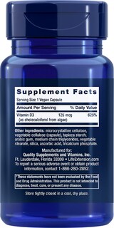 Foto 2 | Foto 2 | Vitamina D3 Life Extension, Vegana, Salud De Las Articulaciones Y Los Huesos, Inmune S - Venta Internacional.