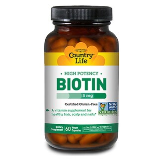 Foto 1 | Foto 1 | Suplemento Country Life Biotina De Alta Potencia 60 Cápsulas X6 - Venta Internacional.
