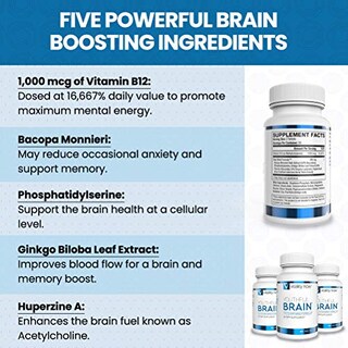 Foto 4 | Foto 4 | Suplemento Vitality Now Para Apoyar La Memoria Cerebral Juvenil, 120 Unidades - Venta Internacional.