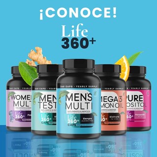Foto 4 | Foto 5 | Suplemento Multivitamínico Life 360+ Mens Multi 360 Cápsulas