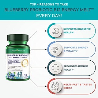Foto 3 | Foto 3 | Suplemento Purity Products Blueberry Probiotic B12 30 Tabletas-Venta Internacional
