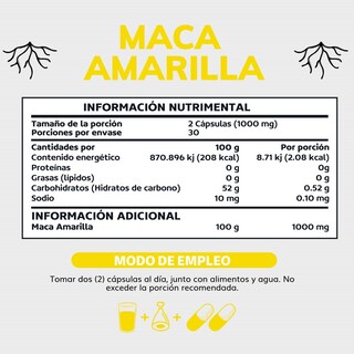 Foto 3 | Foto 3 | Suplemento Alimenticio Maca Peruana Amarilla Beyond Vitamins 60 Cápsulas