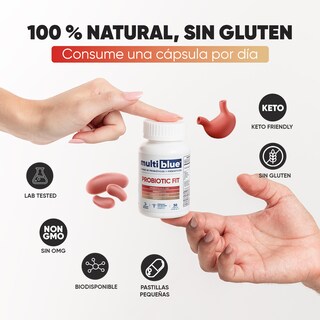 Foto 4 | Foto 4 | Suplemento Multiblue Probiotic Fit 30 Cápsulas