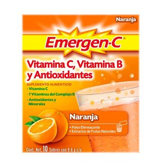 Foto 1 | Foto 1 | Suplemento Alimenticio Emergen-c Sabor Naranja 10 Sobres