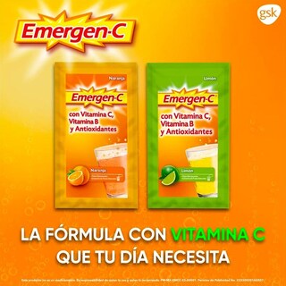 Foto 3 | Foto 3 | Suplemento Alimenticio Emergen-c Sabor Naranja 10 Sobres